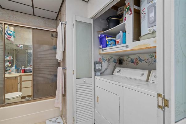 Bathroom, Interior, Utility Closets, Washer