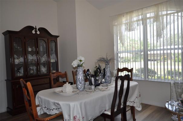 Dining room, Interior, Wood Texture Flooring