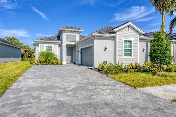 Attached, Backyard, Exterior, Facade, Mediterranean