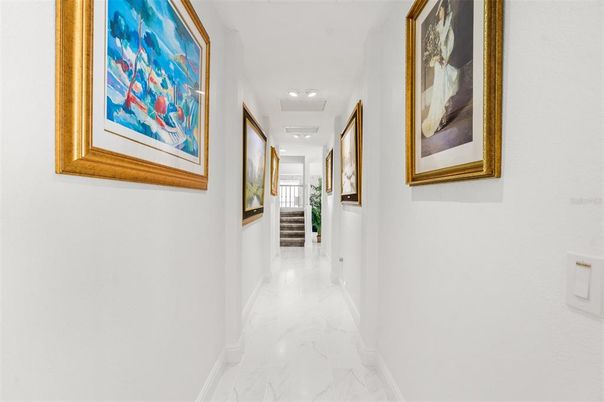 Interior, Marble, Recessed Lighting
