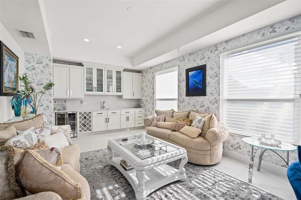 Interior, Living room, Recessed Lighting