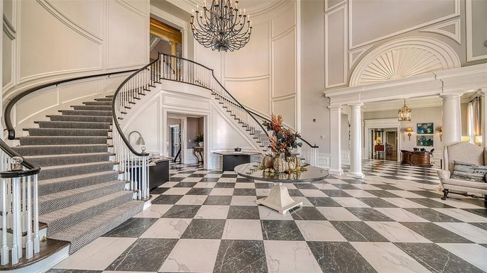 Chandelier, Interior, Marble, Pendant Lights