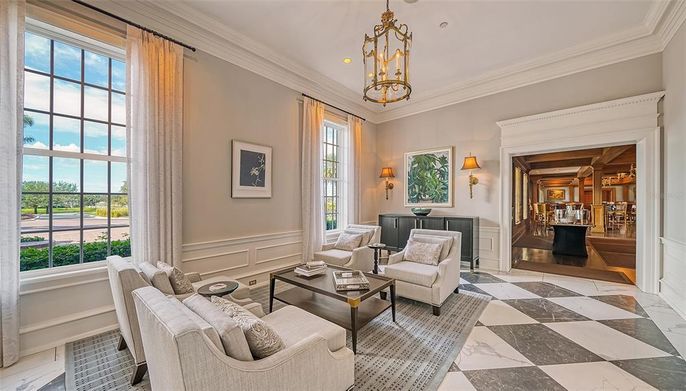 Interior, Living room, Marble, Pendant Lights, Recessed Lighting