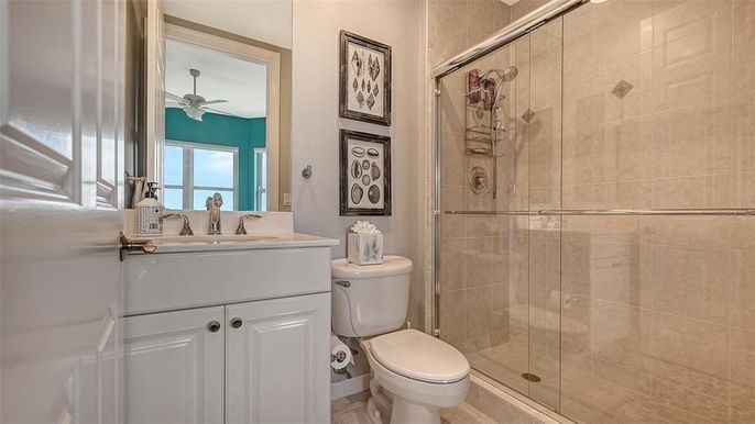 Bathroom, Glass Shower, Interior