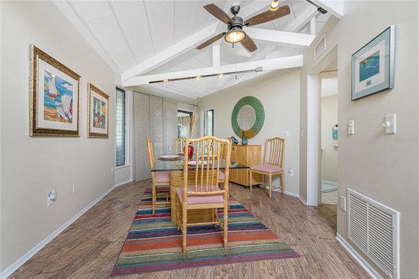 Dining room, Interior, Wood Texture Flooring