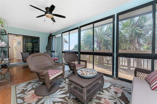 Interior, Sun Room, Wood Texture Flooring