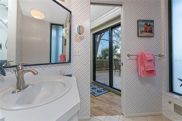 Bathroom, Interior, Wood Texture Flooring