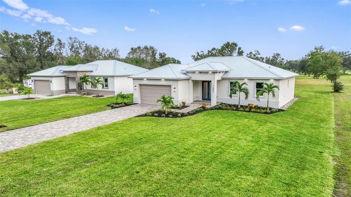 Attached, Backyard, Exterior, Facade, Solar Panels, Ranch
