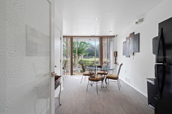 Dining room, Interior, Recessed Lighting
