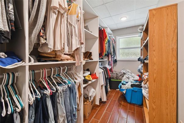 Interior, Recessed Lighting, Walk-in Closets, Wood Texture Flooring