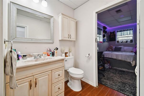 Bathroom, Bedroom, Interior, Wood Texture Flooring