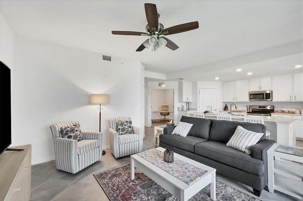 Interior, Kitchen, Living room, Recessed Lighting, Stainless Steel Appliances