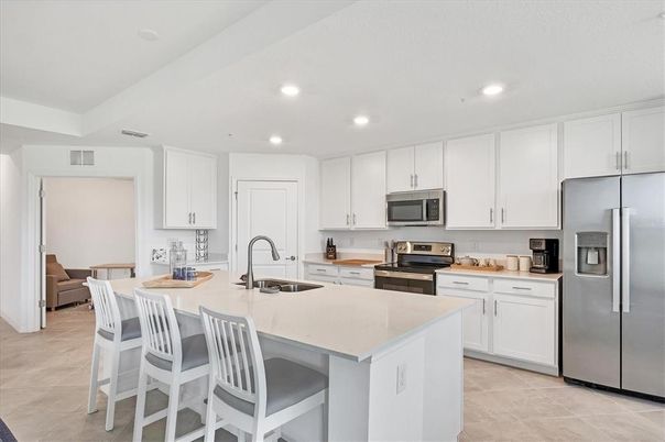 Interior, Kitchen, Recessed Lighting, Stainless Steel Appliances