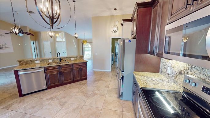 Interior, Kitchen, Pendant Lights