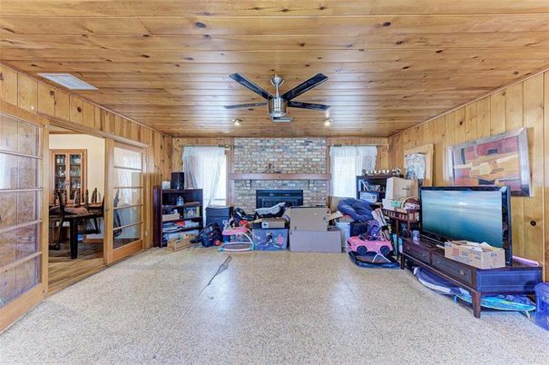 Fireplace, Interior, Stone Walls, Wooden Ceilings, Wooden Walls