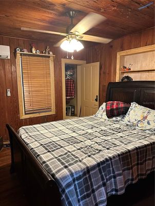 Bedroom, Interior, Wooden Ceilings, Wood Texture Flooring, Wooden Walls