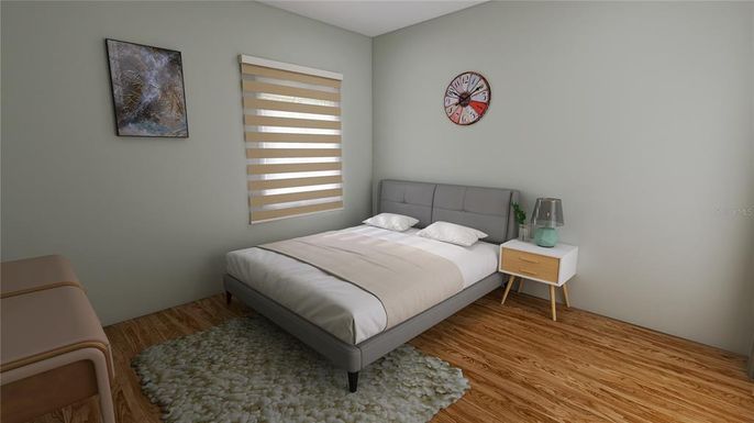 Bedroom, Interior, Wood Texture Flooring