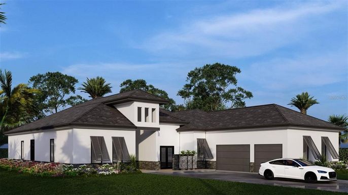 Attached, Exterior, Facade, Farmhouse