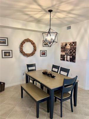 Dining room, Interior, Pendant Lights
