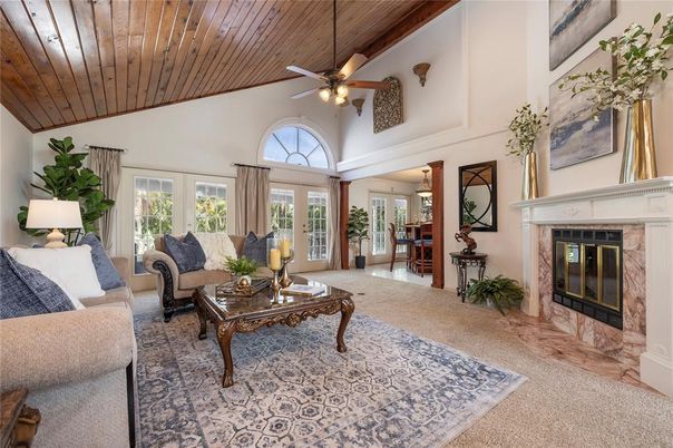 Fireplace, Interior, Living room, Wooden Ceilings