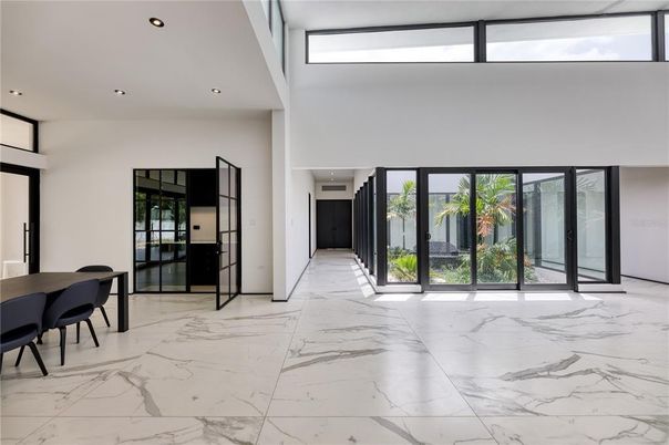 Interior, Marble, Recessed Lighting