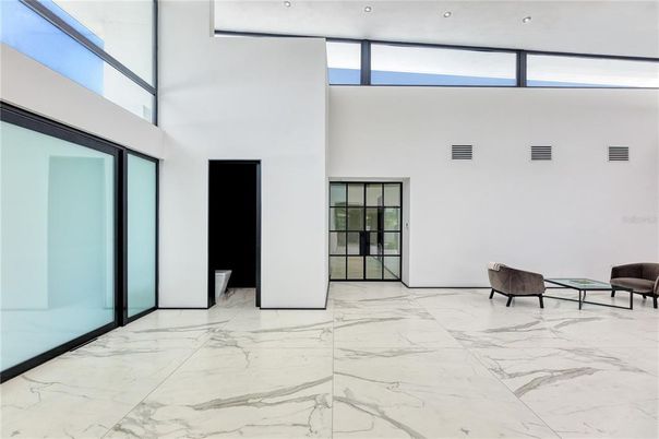 Interior, Marble, Recessed Lighting