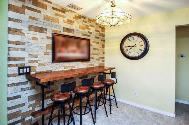 Chandelier, Interior, Stone Walls