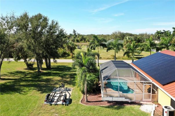 Backyard, Exterior, Pool, Solar Panels