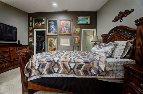 Bedroom, Interior, Recessed Lighting