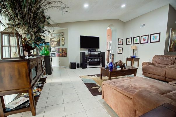 Interior, Living room, Recessed Lighting