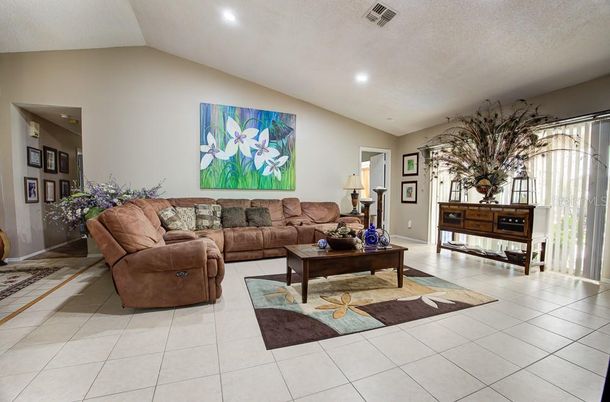 Interior, Living room, Recessed Lighting