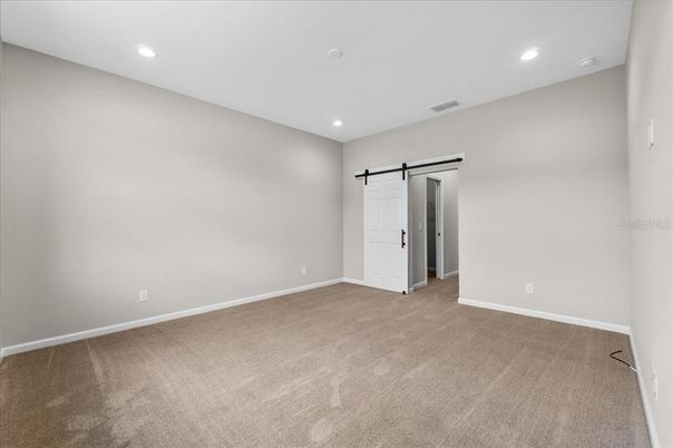 Empty room, Interior, Recessed Lighting