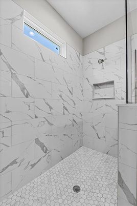 Bathroom, Interior, Marble Walls