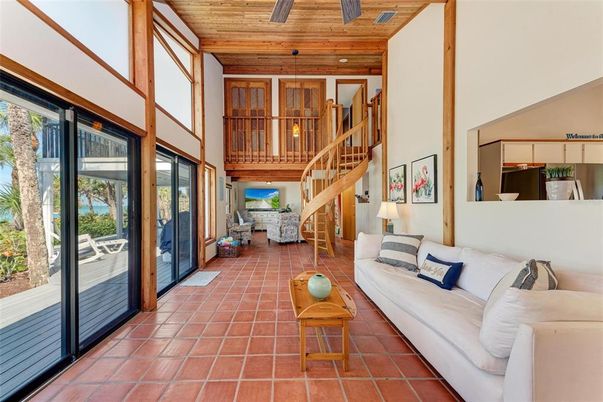 Interior, Living room, Pendant Lights, Wooden Ceilings