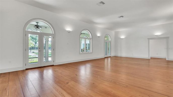 Empty room, Interior, Wood Texture Flooring