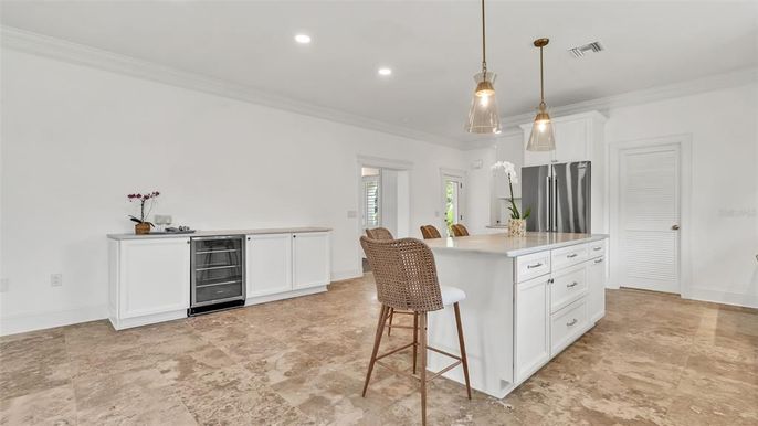 Interior, Kitchen, Pendant Lights, Recessed Lighting