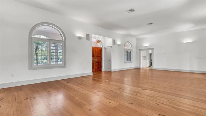 Empty room, Interior, Wood Texture Flooring