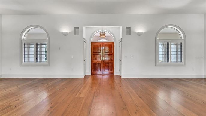 Empty room, Interior, Wood Texture Flooring
