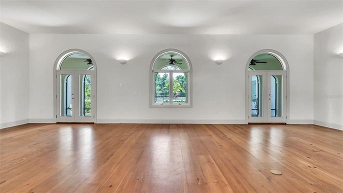 Empty room, Interior, Wood Texture Flooring