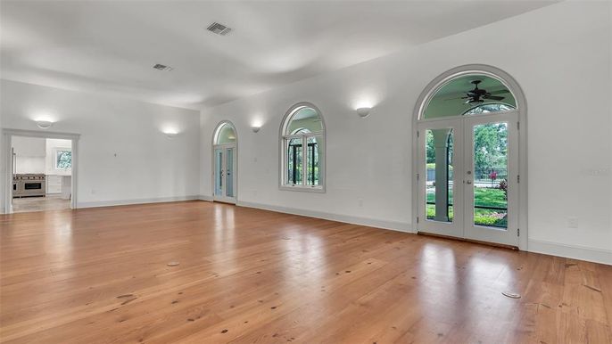 Empty room, Interior, Wood Texture Flooring