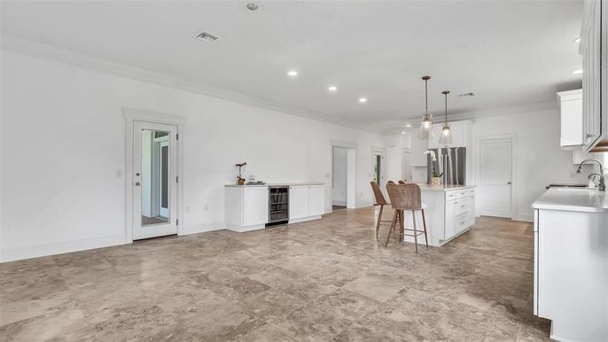 Interior, Kitchen, Pendant Lights, Recessed Lighting