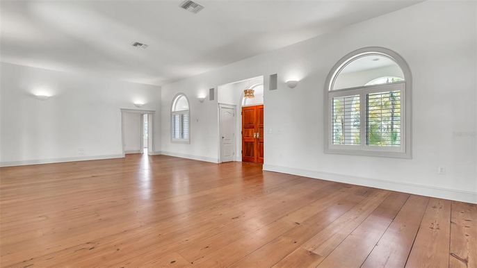 Empty room, Interior, Wood Texture Flooring