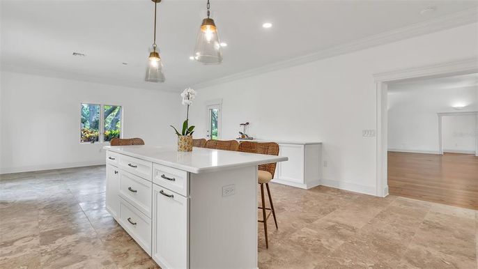 Interior, Pendant Lights, Recessed Lighting, Wood Texture Flooring