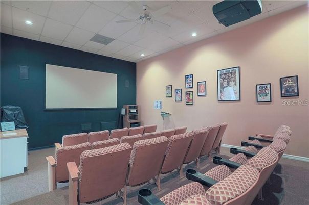 Home Theatre Room, Interior, Projection Screen, Recessed Lighting, Theatre Room