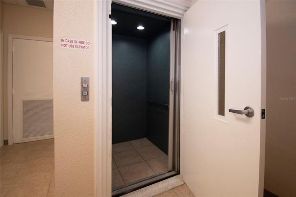 Elevator, Interior, Recessed Lighting
