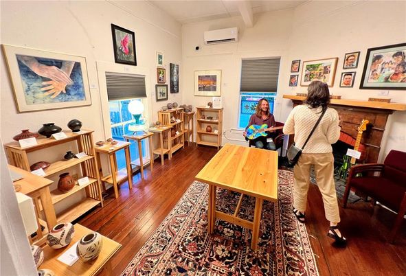 Home Office, Interior, Wood Texture Flooring