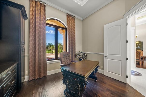 Home Office, Interior, Wood Texture Flooring
