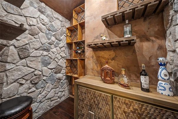 Interior, Stone Walls, Wine Storage