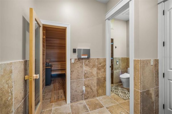 Bathroom, Interior, Sauna Room