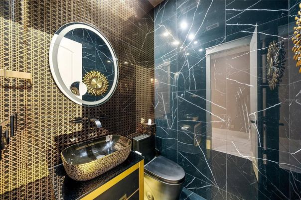 Bathroom, Glass Shower, Interior